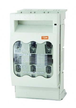 TDM ELECTRIC SQ0726-0005 Шинный выключатель-разъединитель с функцией защиты ШПВР 00 3П 160A TDM